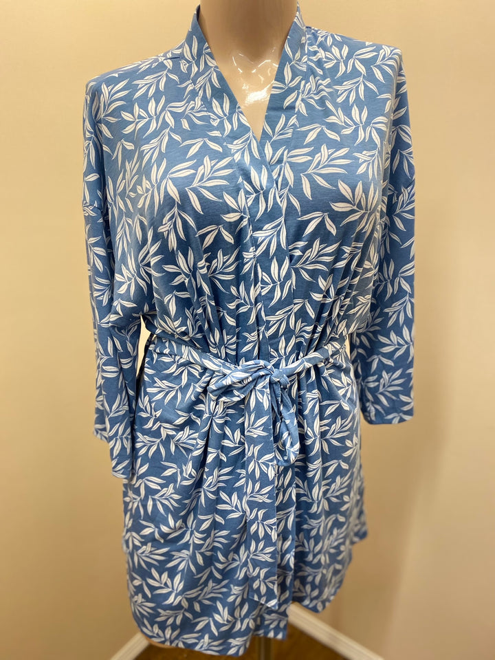 Claudel Short Floral Robe