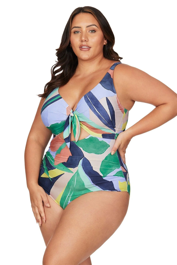 L'Avana Underwire One Piece Swimsuit