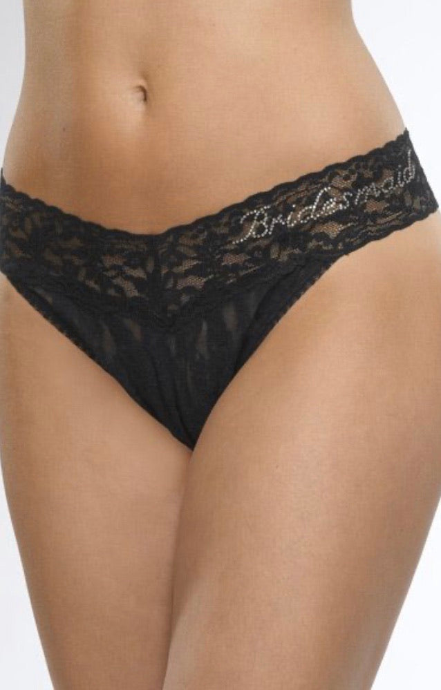 Bridesmaid Original Rise Thong
