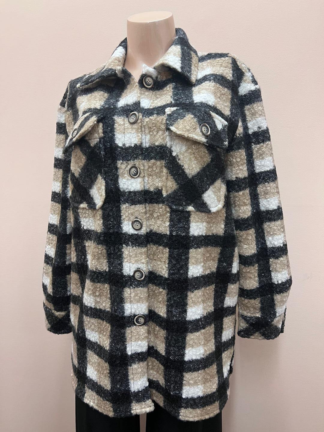 Soft Works Fleece Shacket - Size X-Large