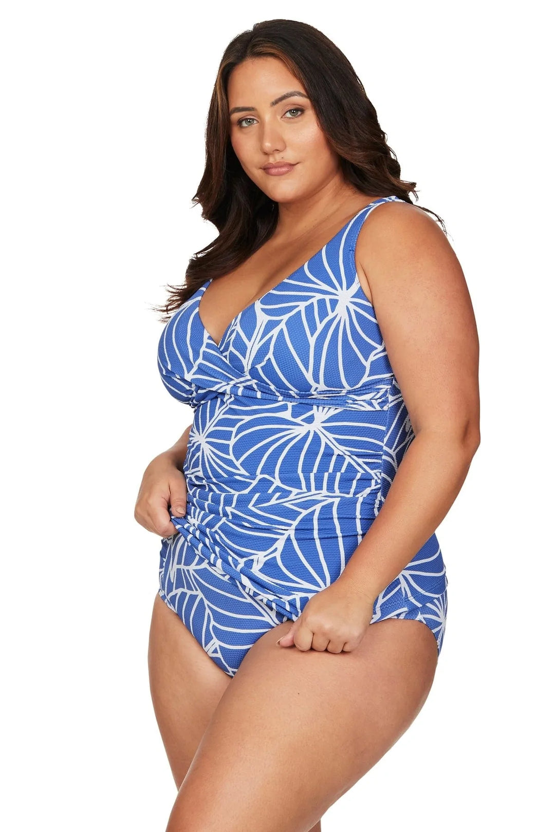 Philharmonic Blue Delacroix Tankini Top - Size 24