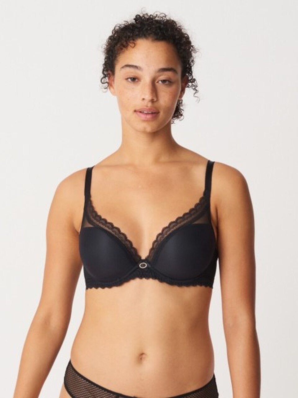 Allure Plunge T-shirt Bra - Black - Size B 38