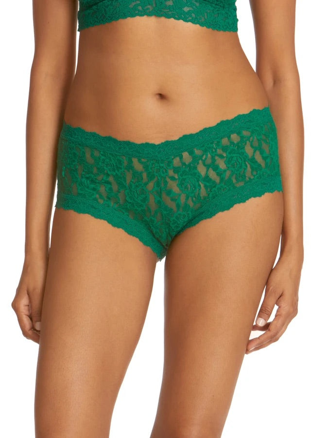 Hanky Panky Signature Lace Boyshort - Green Envy