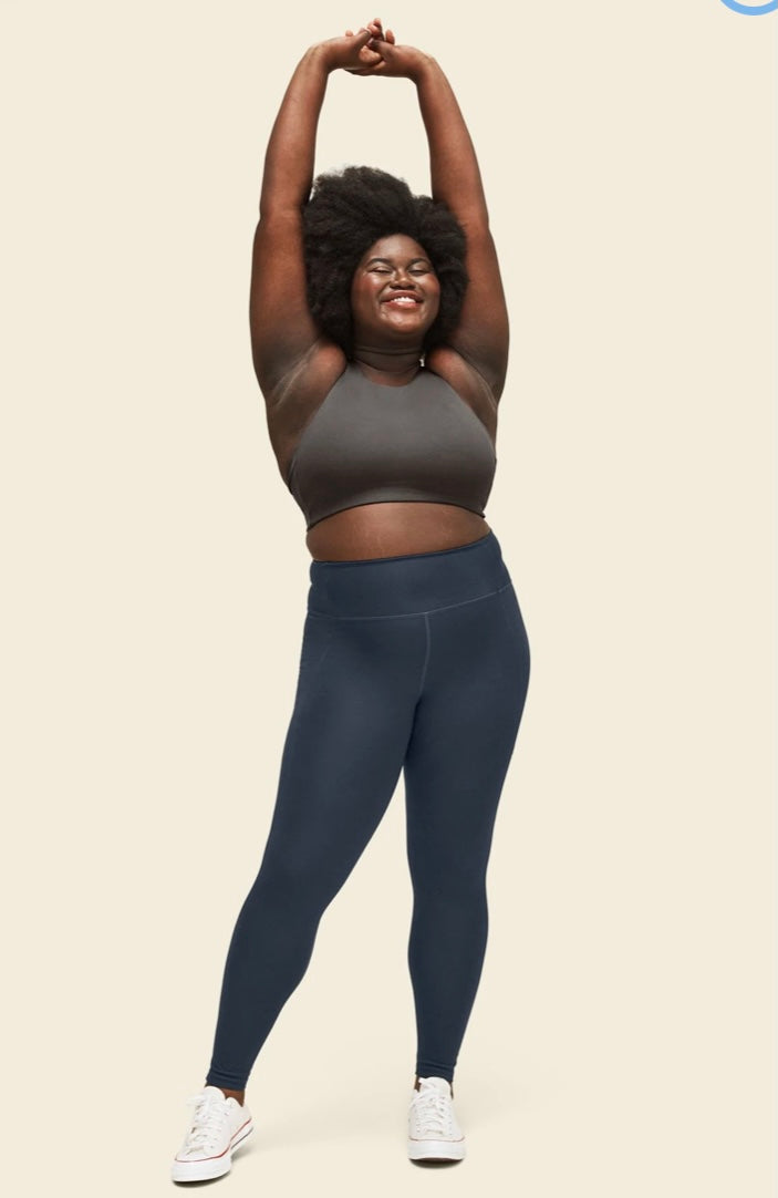 Girlfriend Collective Compressive High-Rise Legging- Midnight