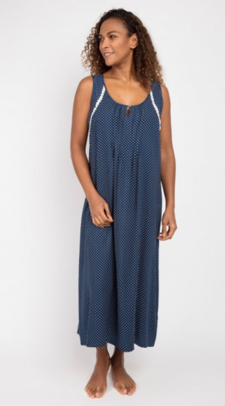Judy Herringbone Long Nightdress