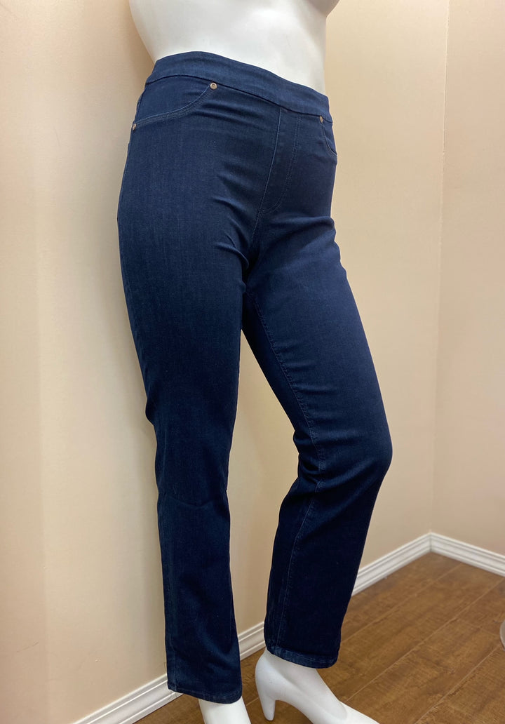 Angela Straight Leg Pull On Jeans