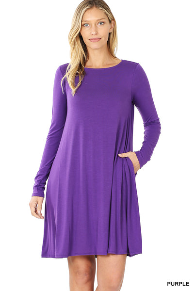 Flare Dress with Pockets
