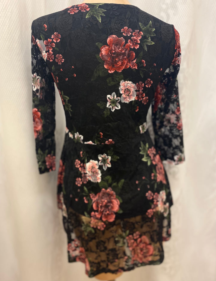 Papa Zip Front Blouse - Size Medium