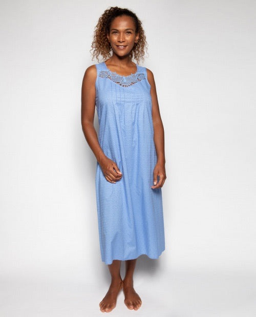 Elizabeth Jacquard Long Nightdress