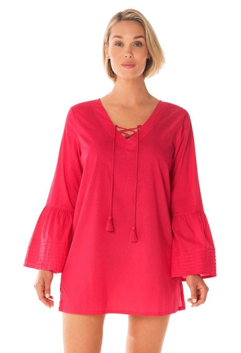 Cotton V-Neck Tunic