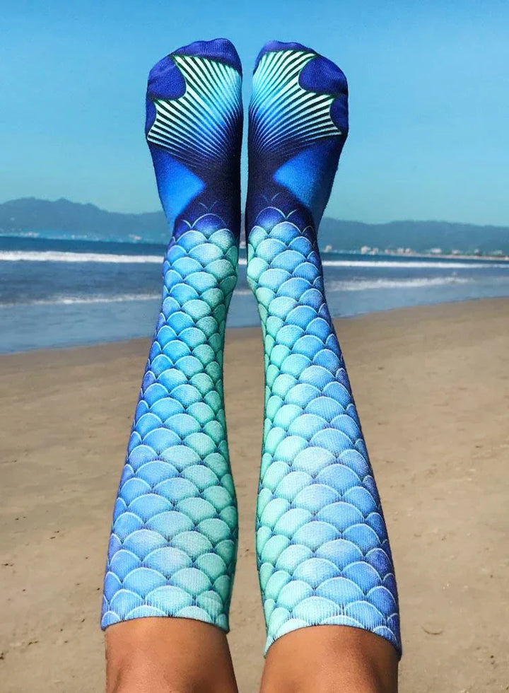 Mermaid Knee High Socks