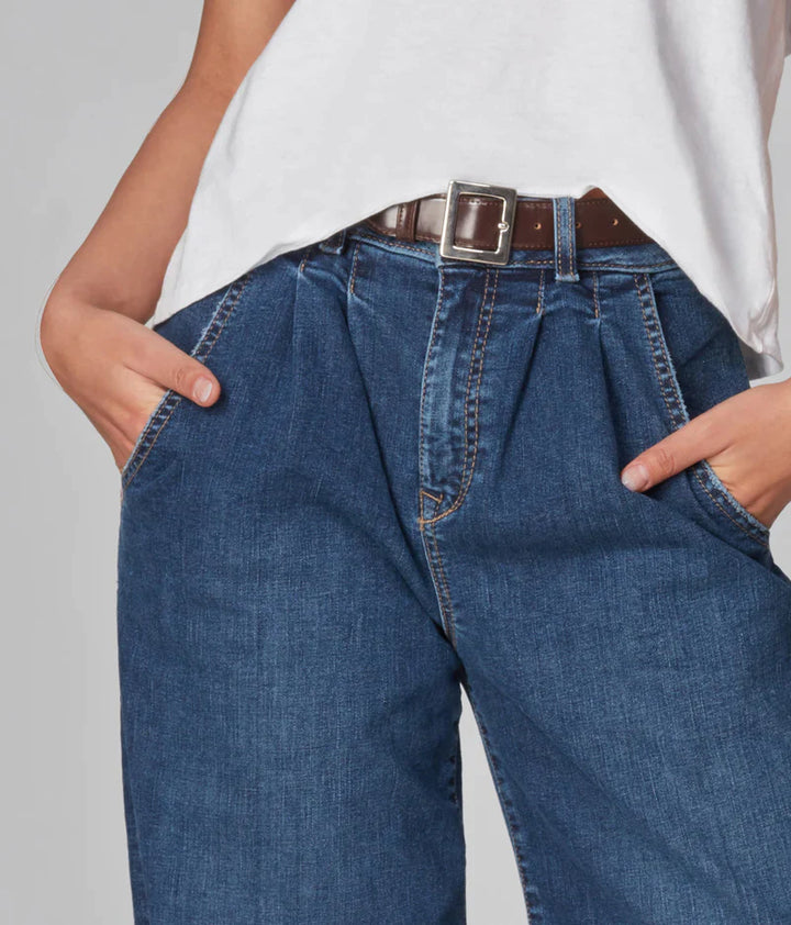 Milan High Rise Wide Leg Jeans