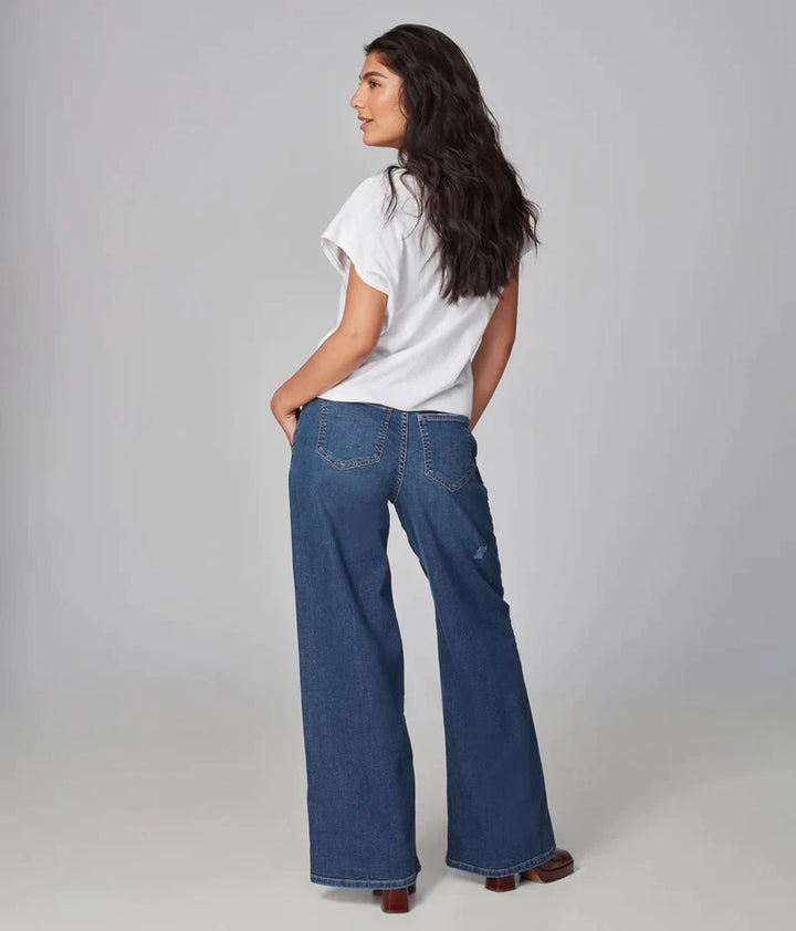 Milan High Rise Wide Leg Jeans