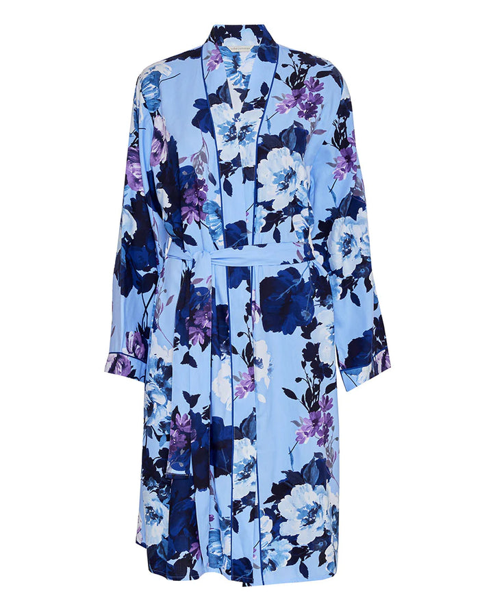 Madeline Floral Print Short Dressing Gown