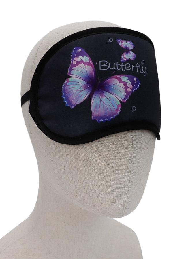 Animated Butterfly Print Blindfold