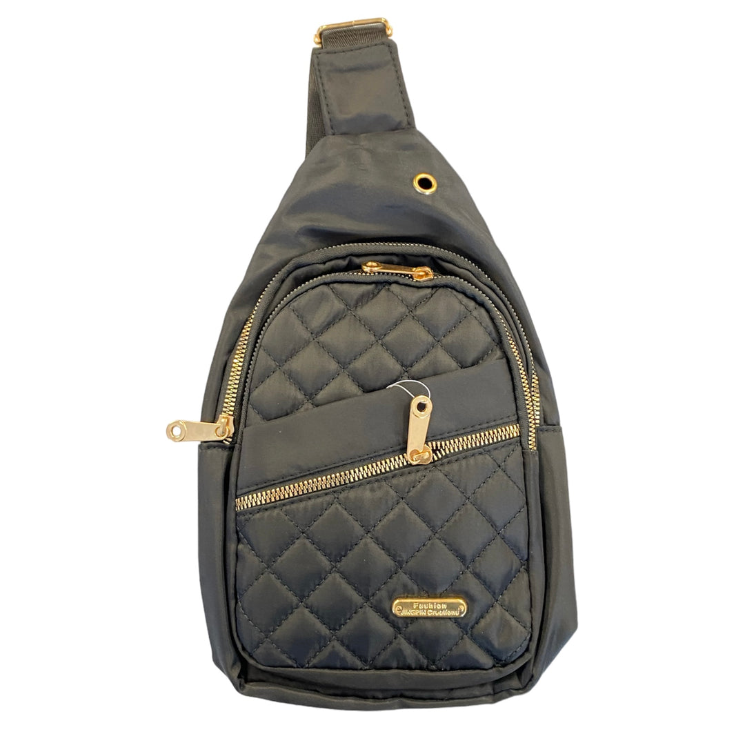 Diamond Quilted Sling Bag