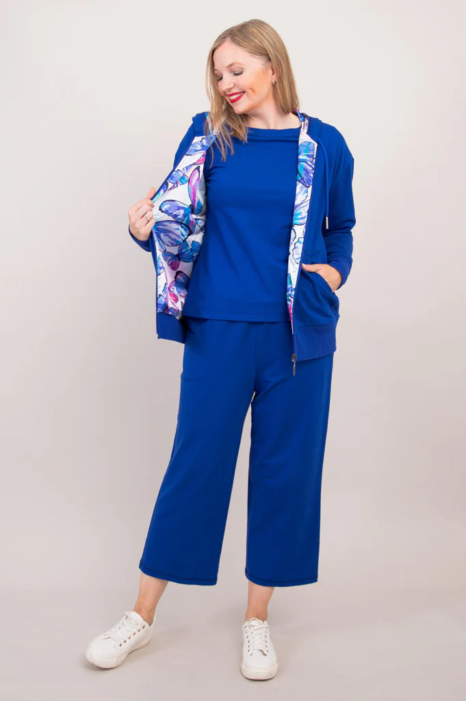 🇨🇦 Sky Bamboo / Cotton Hoodie - Cobalt