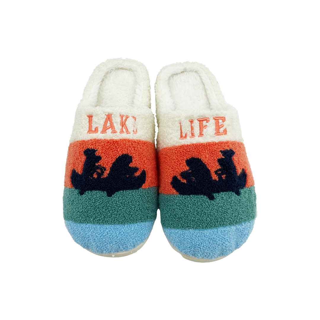 Lake Life Lounge Cozy Slippers