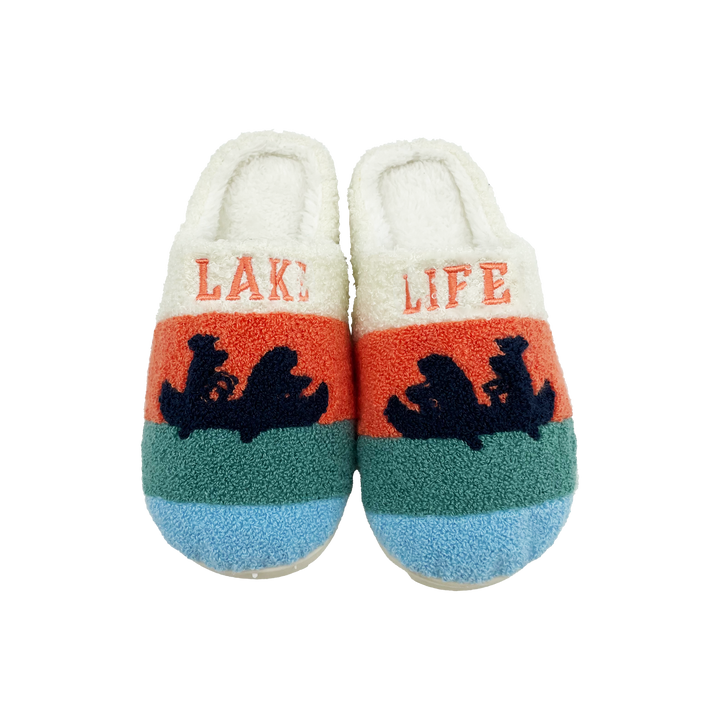 Lake Life Lounge Cozy Slippers