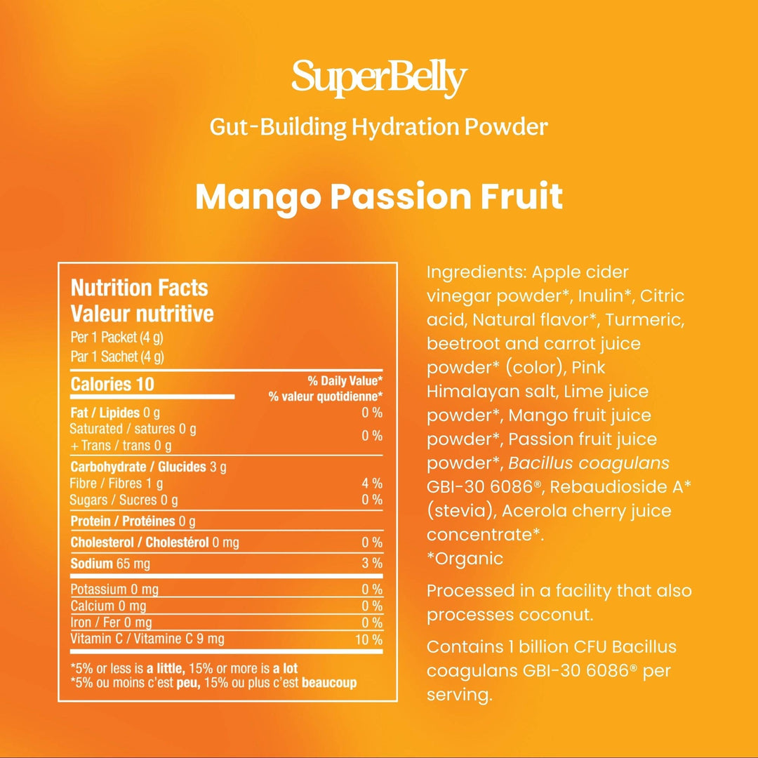 Blume - SuperBelly Hydration & Gut Mix, Mango Passionfruit