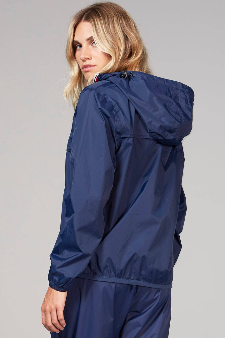 Quarter Zip Packable Rain Jacket