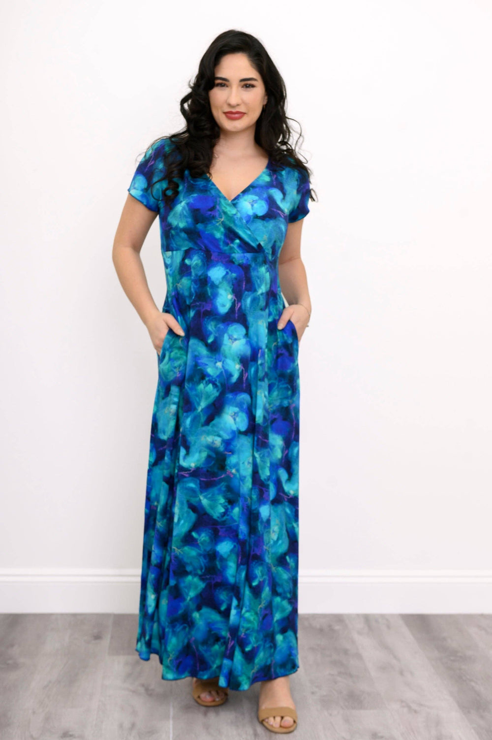 Aurora Bamboo Ocean Reef Maxi Dress - Sheer Essentials Lingerie & Swimwear