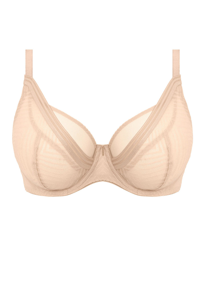 Freya Tailored Underwire High Apex Plunge Bra  - Natural