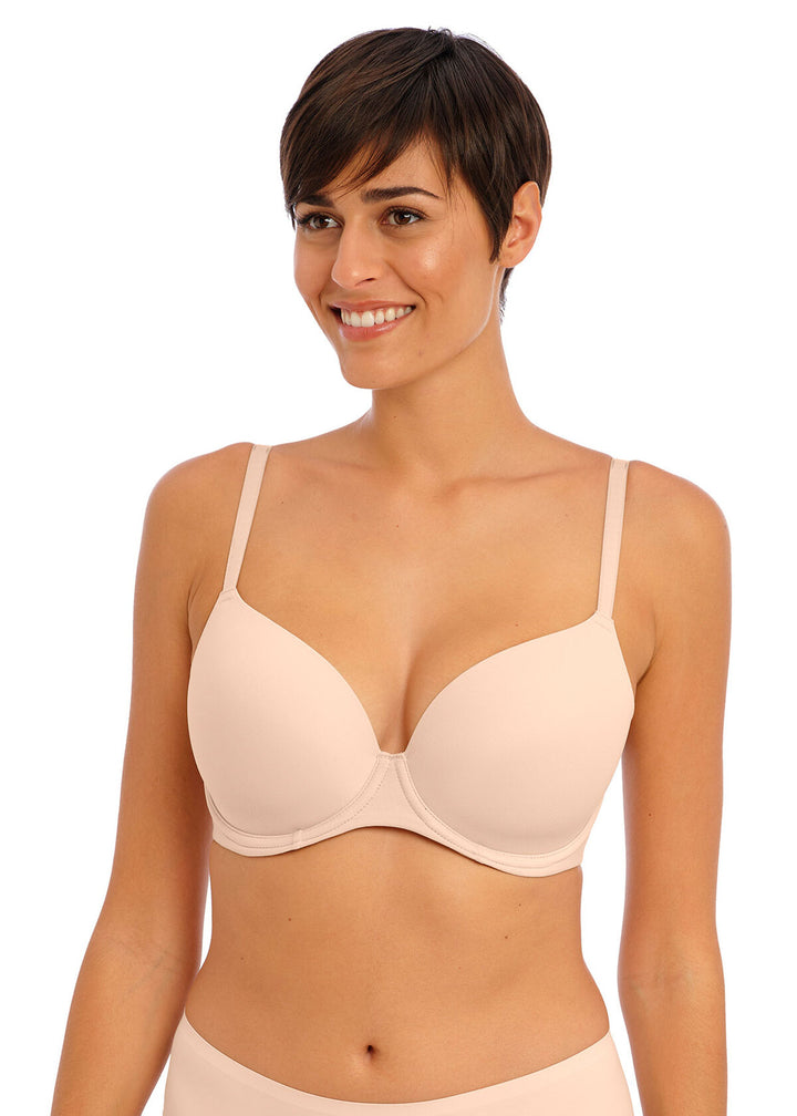 Freya Undetected Moulded T-Shirt Bra - Natural