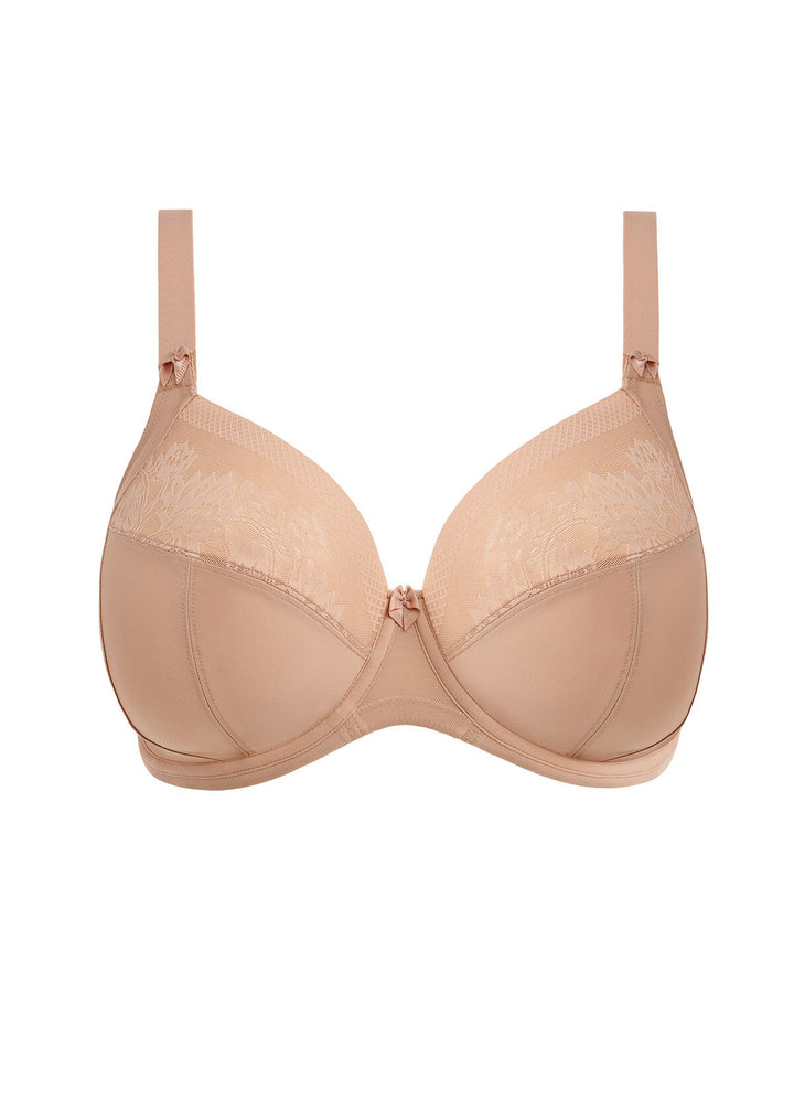 Nerina Underwire Stretch Plunge Bra - Sahara