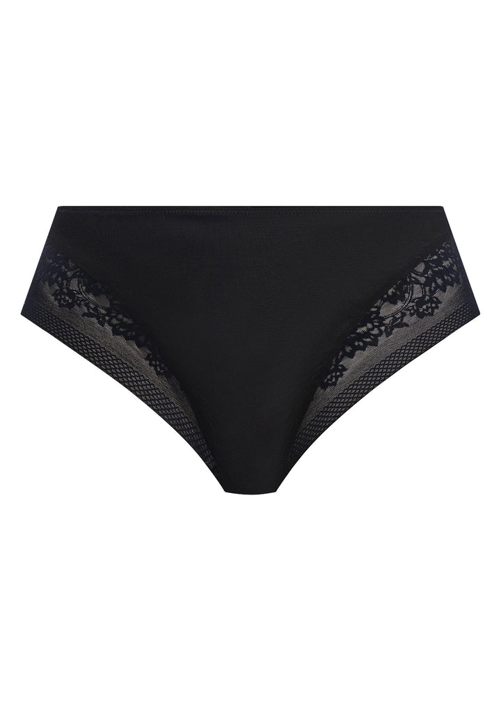 Nerina High Leg Brief - Black