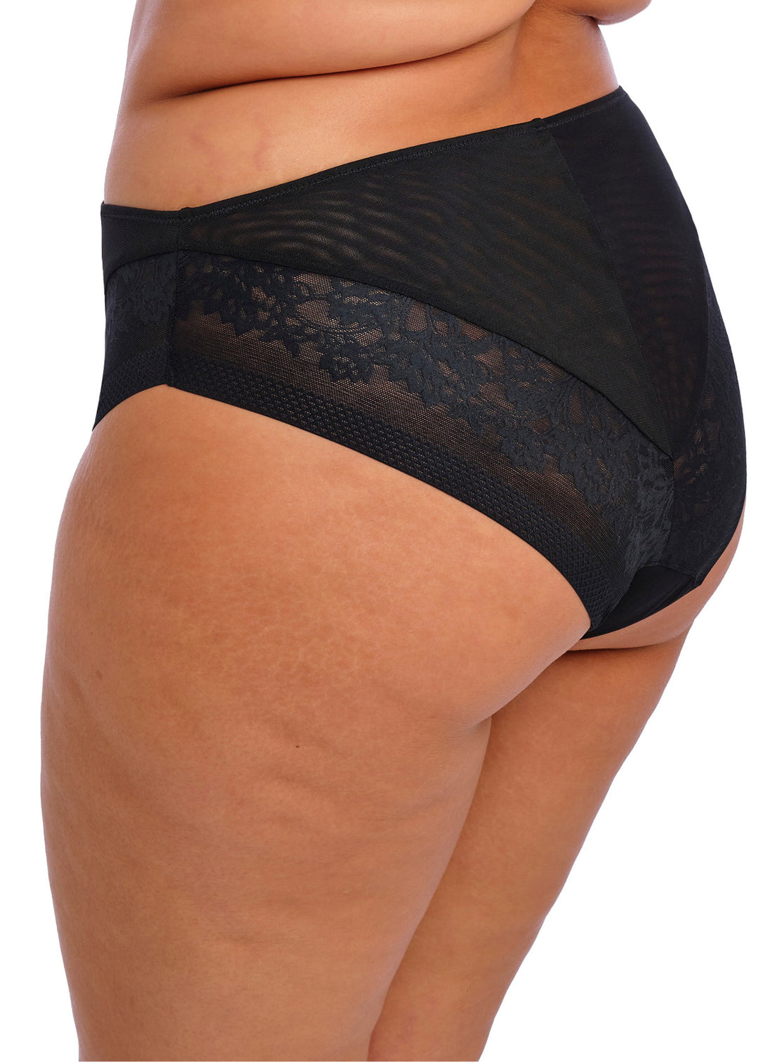 Nerina High Leg Brief - Black