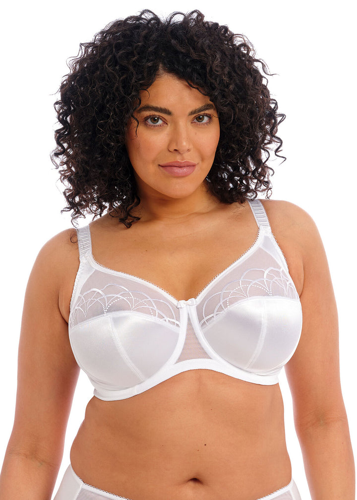 Elomi Cate Banded Underwire Bra - White