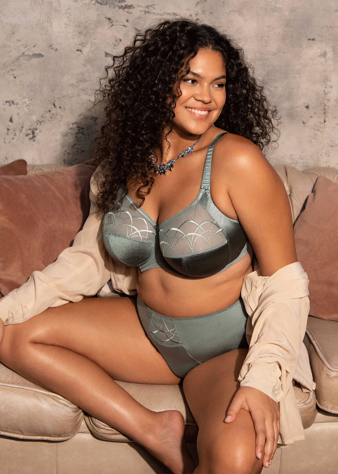 Elomi Cate Banded Underwire Bra- Willow - Size G 38 UK – Sheer Essentials  Lingerie & Swimwear