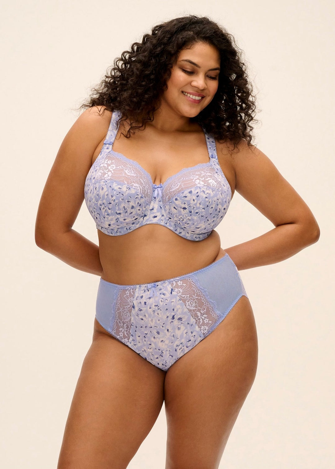 Elomi Morgan Underwire Bra - Blue Leopard
