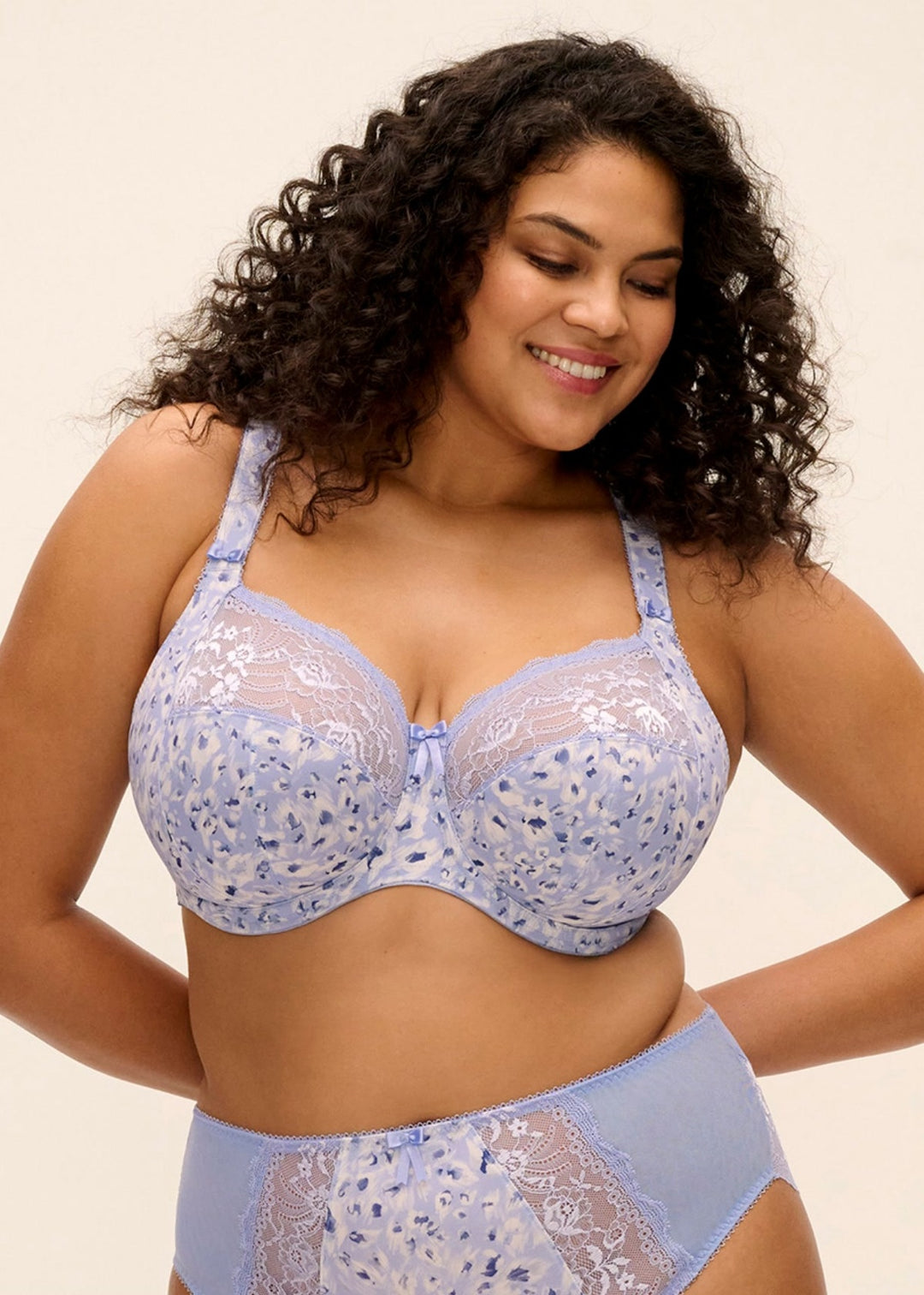Elomi Morgan Underwire Bra - Blue Leopard