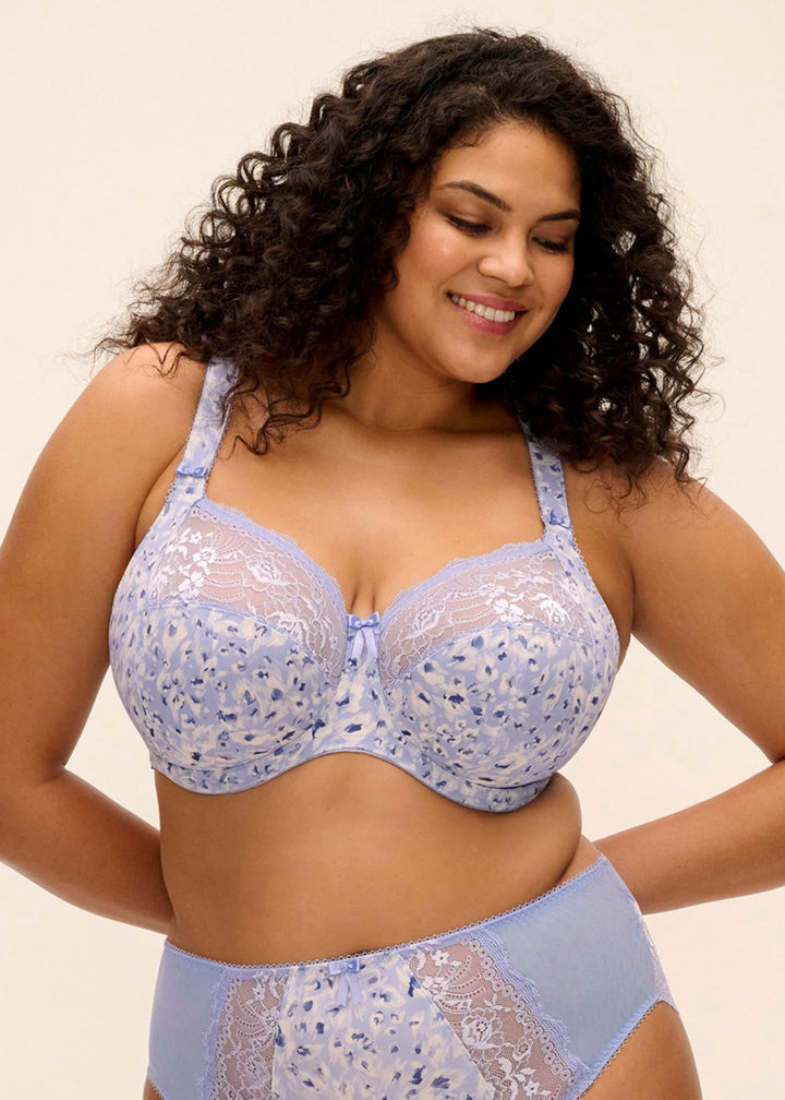 Elomi Morgan Underwire Bra - Blue Leopard