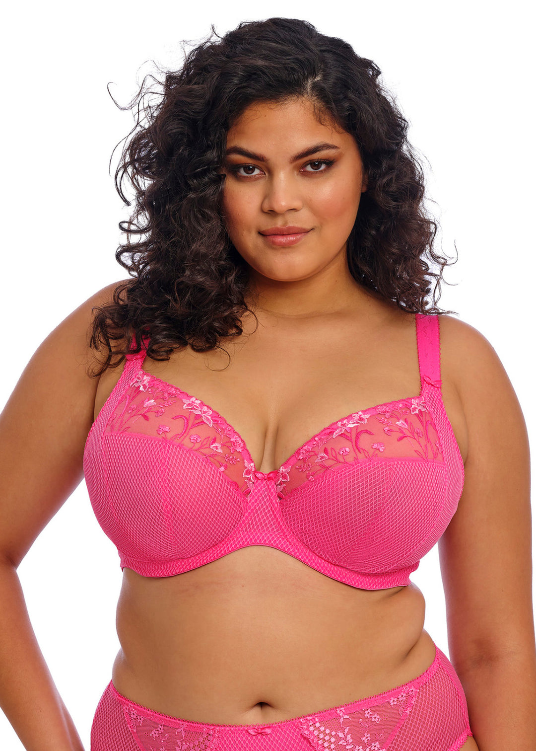 Elomi Charley Plunge Bra - Pink