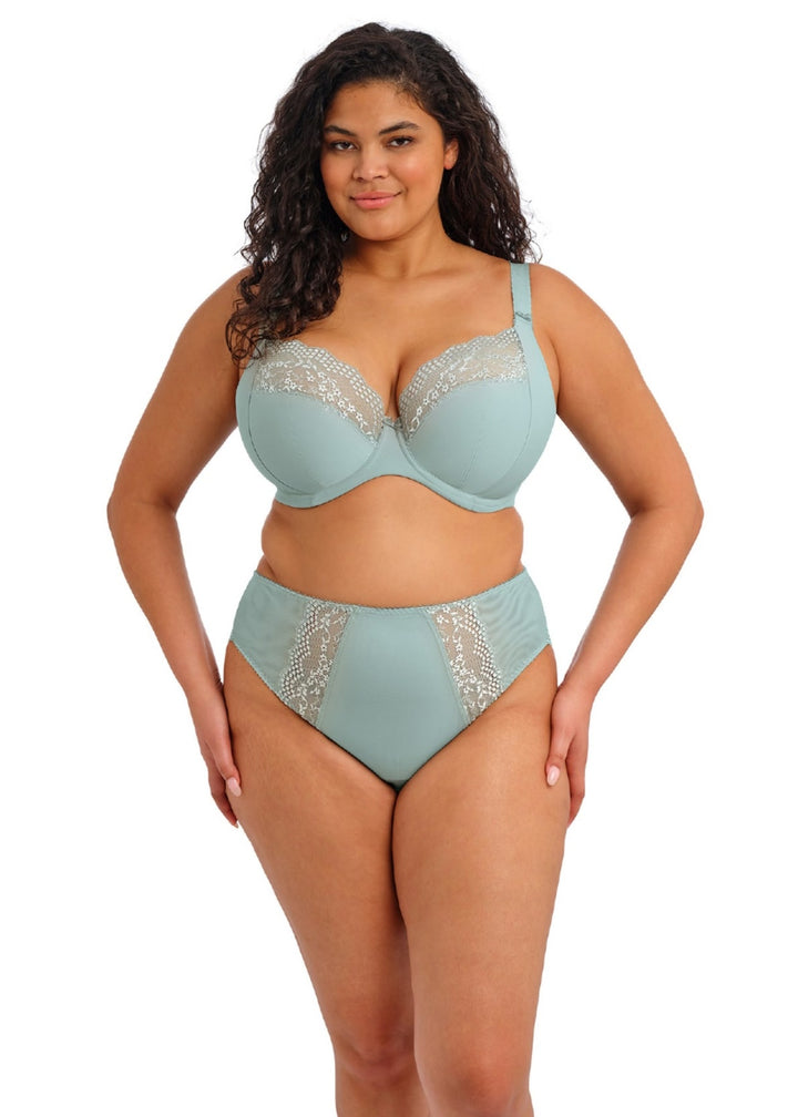 Elomi Lucie Underwire Plunge Stretch Bra - Mist