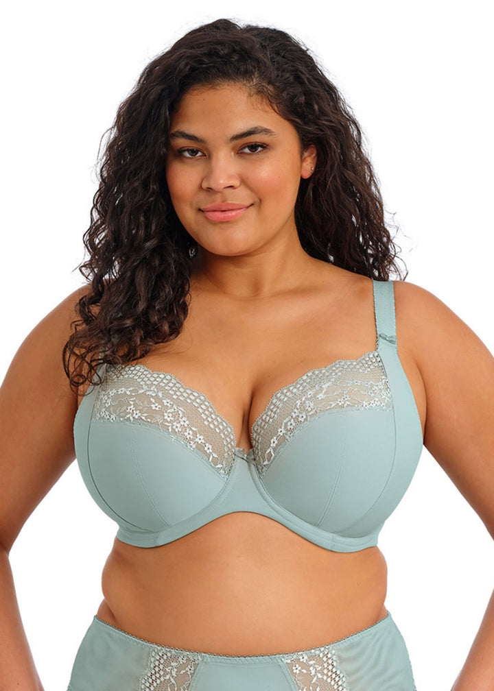 Elomi Lucie Underwire Plunge Stretch Bra - Mist