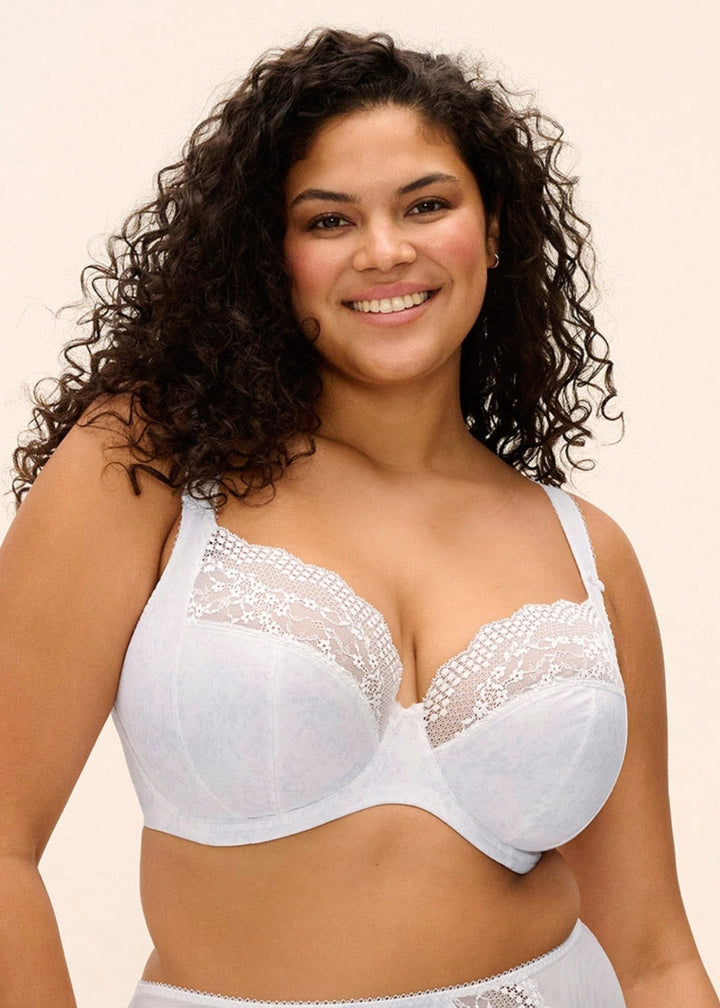 Elomi Lucie Underwire Plunge Stretch Bra - White