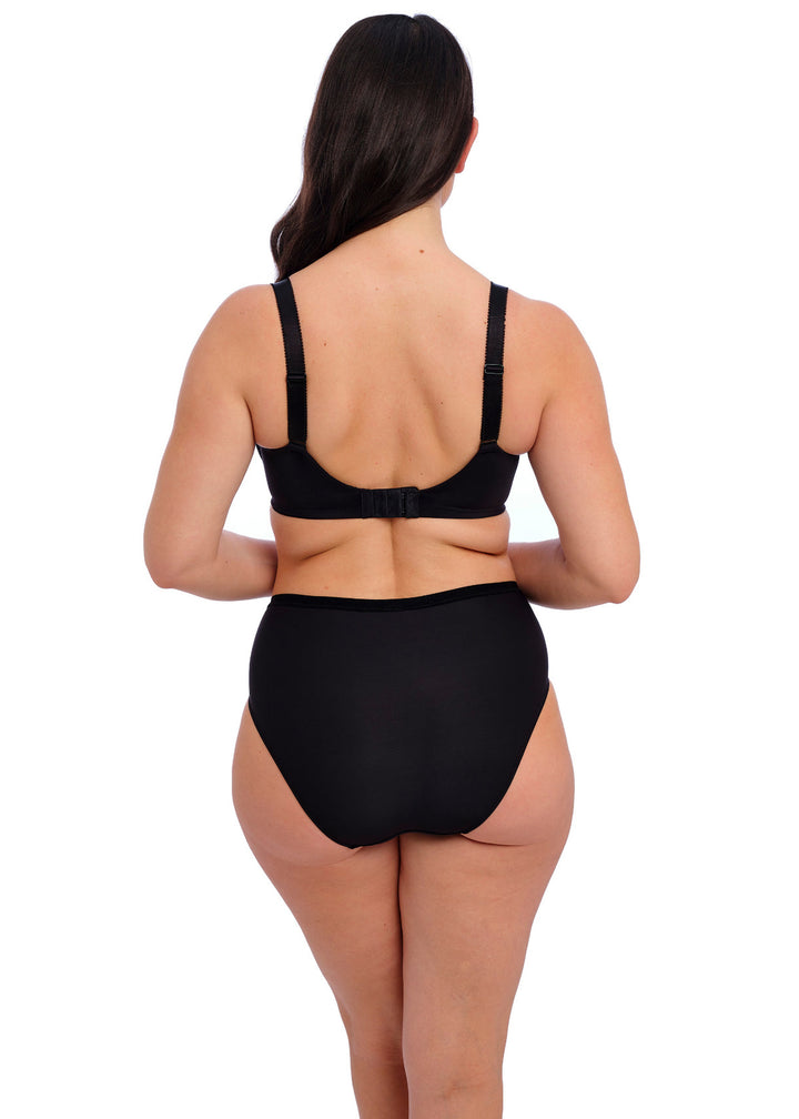 Demure Moulded Non Padded Bra - Black