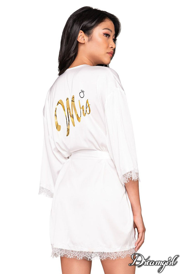 Dreamgirl Mrs Satin Robe