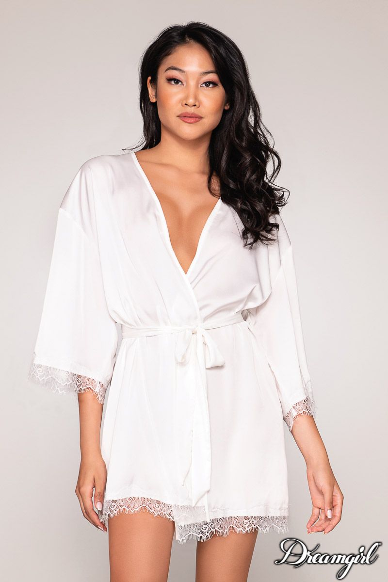 Dreamgirl Mrs Satin Robe