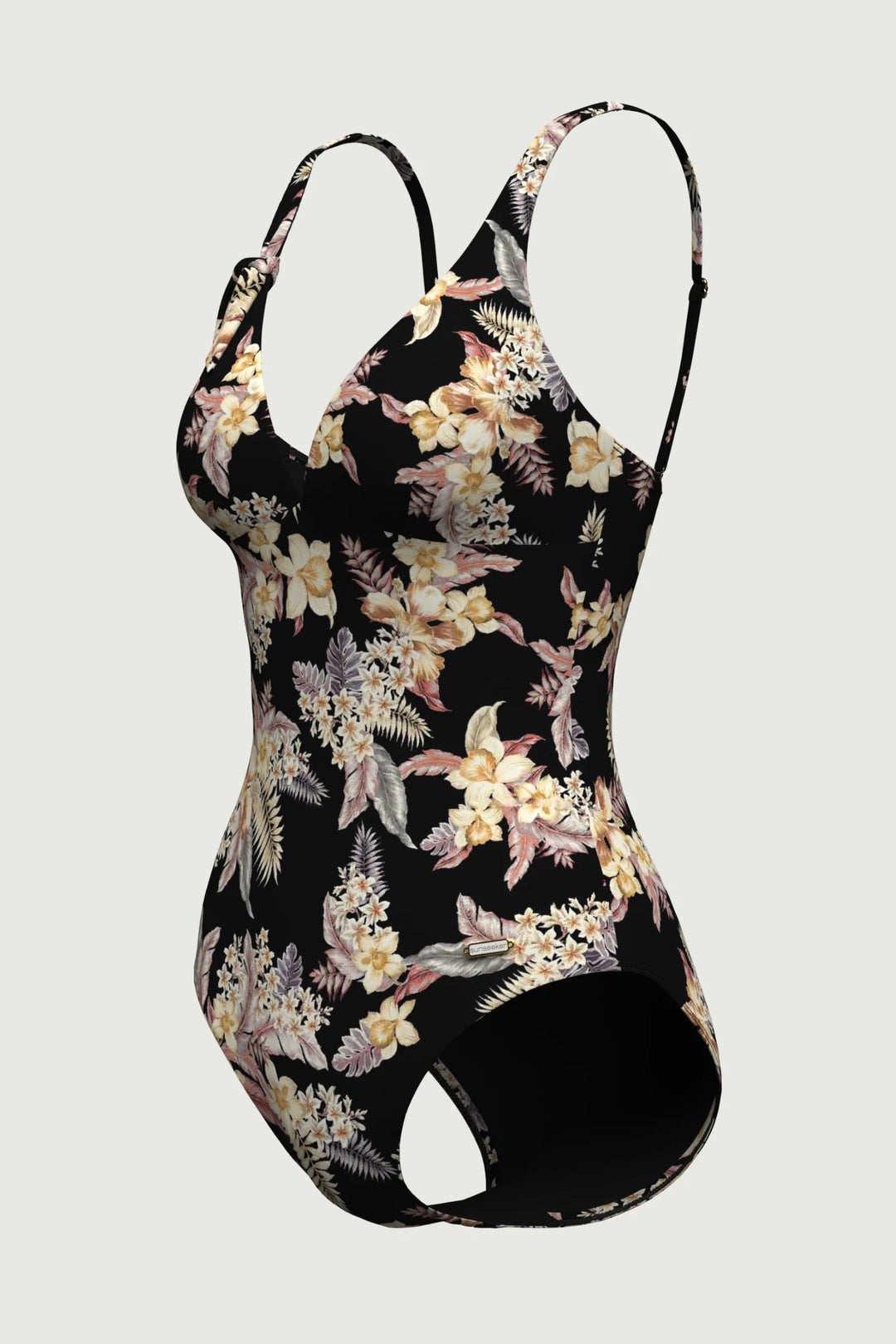 Desert Tropics V-Neck One Piece - Size 8