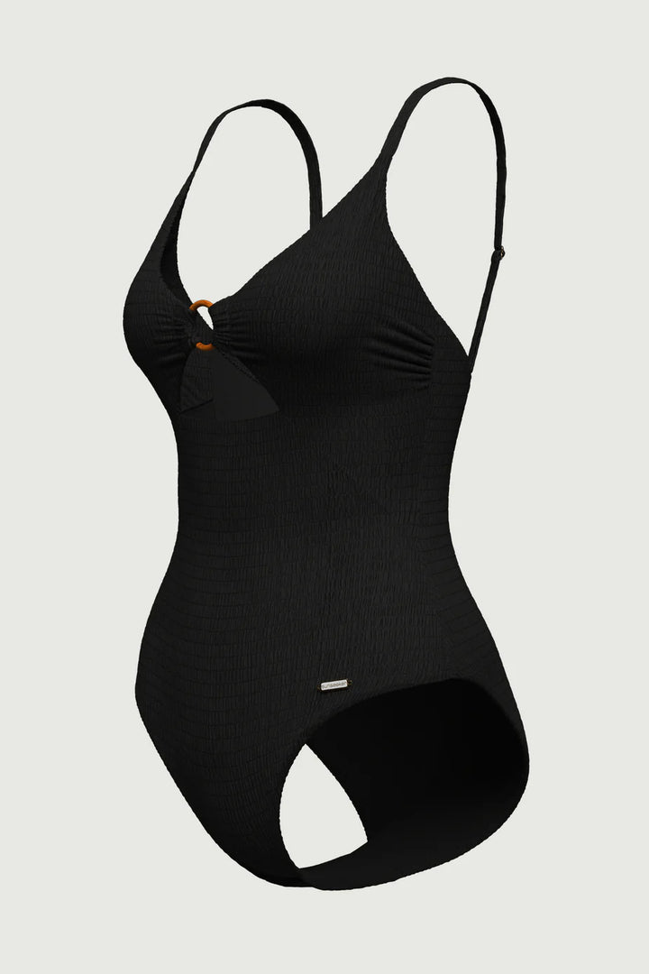 Tropadelic Texture Bamboo Ring One Piece - Black