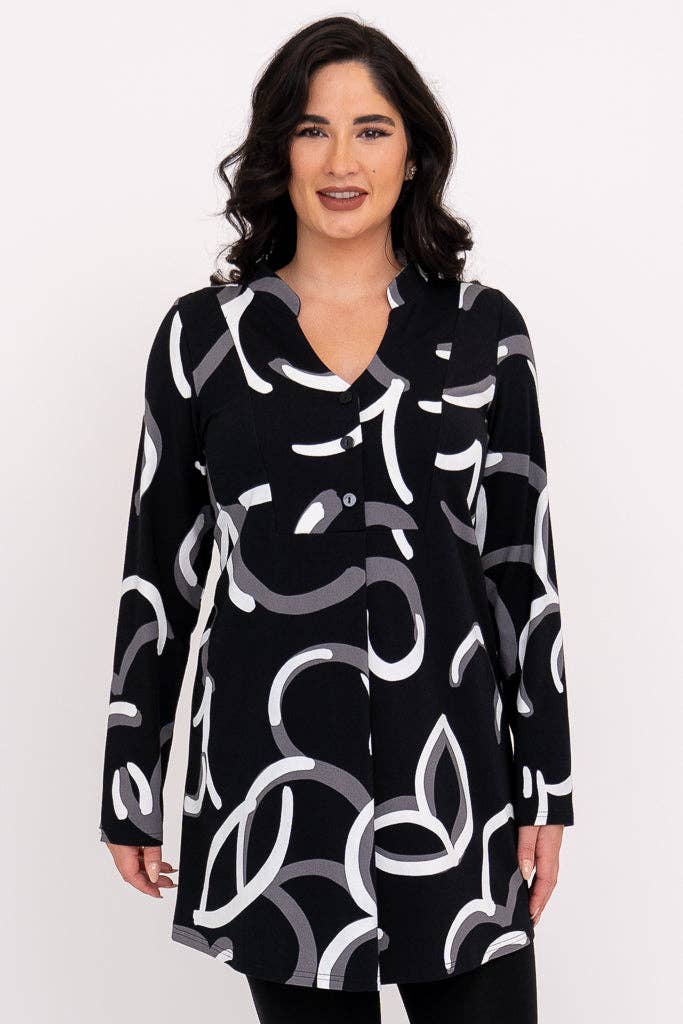 Edwina Long Sleeve Bamboo Tunic