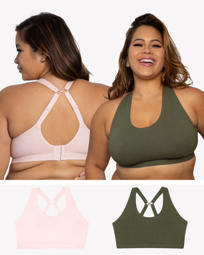 Cotton Comfort 2-Pack Bralette