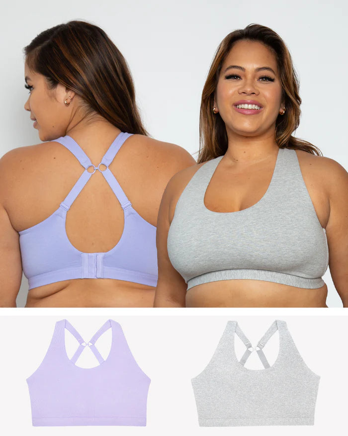 Cotton Comfort 2-Pack Bralette
