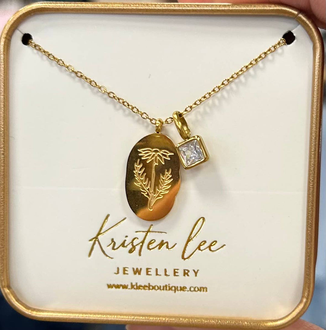 Gold Birth Month Necklaces