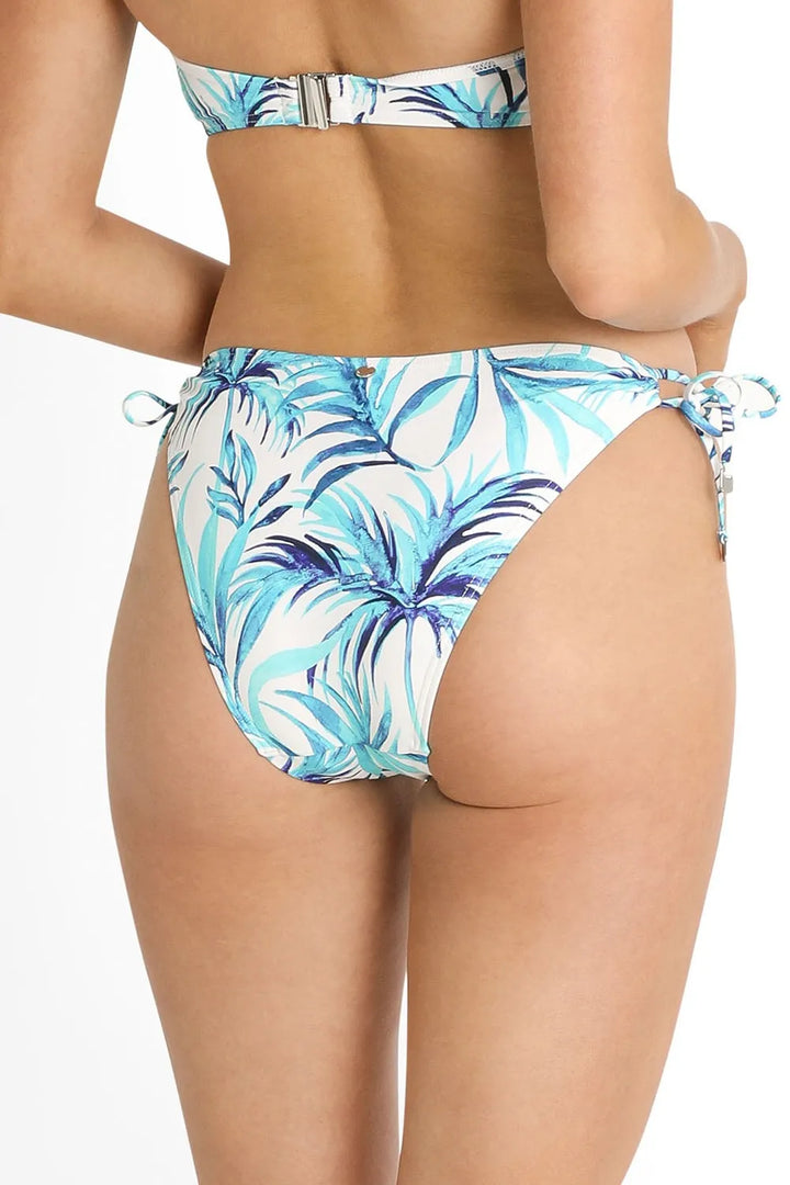 Azura Pina Colada High Leg Side Tie Swim Bottom - Size 8